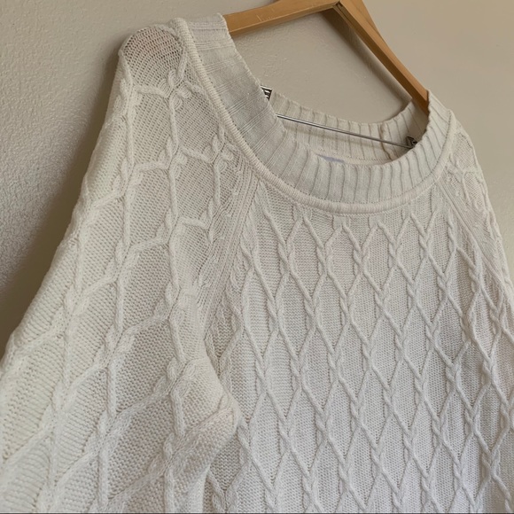 SAGHARBOR Scoop Neck Knit Sweater Large - Picture 3 of 6